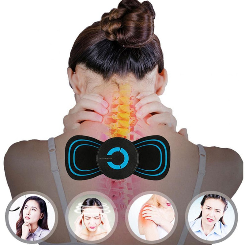 Mini neck stretcher electric massager