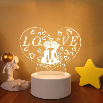 Romantic Love 3D Lamp