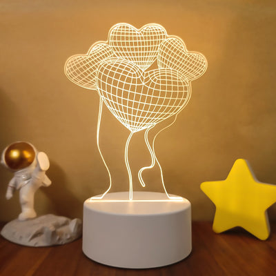 Romantic Love 3D Lamp