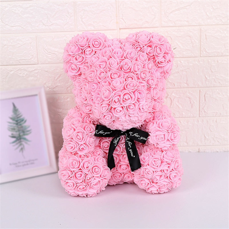 Teddy Rose Bear 25cm Gift