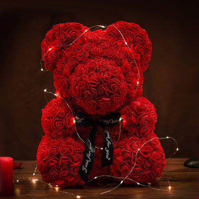 Teddy Rose Bear 25cm Gift