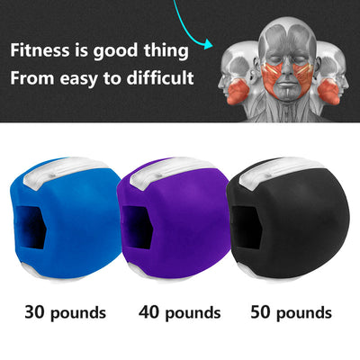 Gel jaw exercise ball