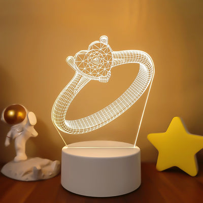 Romantic Love 3D Lamp