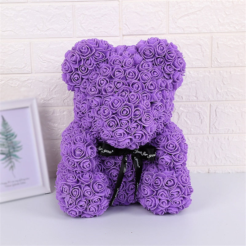 Teddy Rose Bear 25cm Gift