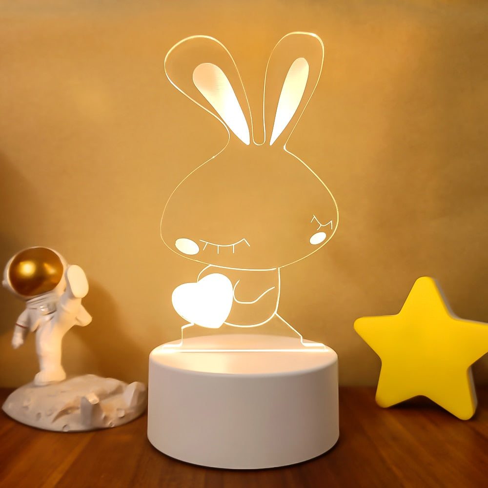 Romantic Love 3D Lamp