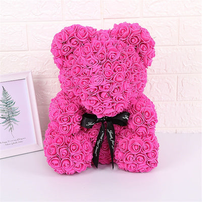 Teddy Rose Bear 25cm Gift