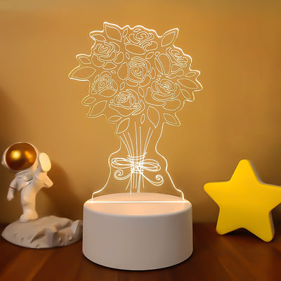 Romantic Love 3D Lamp