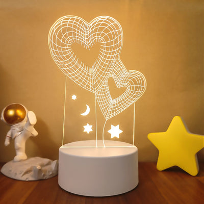 Romantic Love 3D Lamp