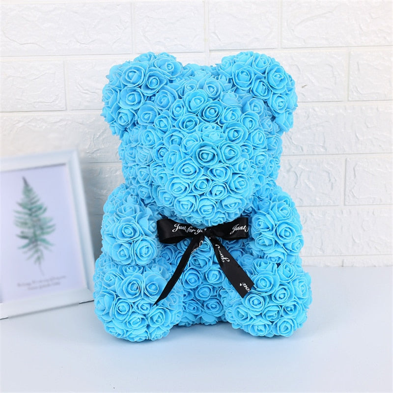 Teddy Rose Bear 25cm Gift